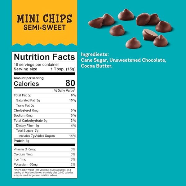 Enjoy Life Baking Chocolate - Mini Chips - Semi-Sweet - Gluten Free - 10 oz - case of 12 - Dairy Free - Yeast Free - Wheat Free-Vegan - Image 2