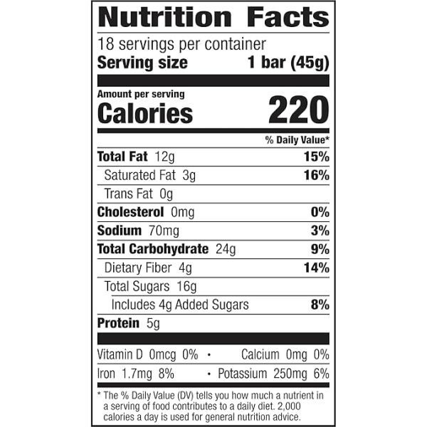 Larabar Peanut Butter Chocolate Chip, Gluten Free Fruit & Nut Bar, 18 Ct - Image 2