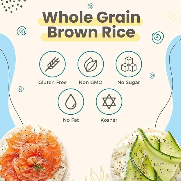 LEIBERS Rice Cakes On the Go Snack Pack – 16 Packs - Made with Brown Rice, Sea Salt, 5 Thin Cakes Per Pack - Kosher, Vegan, Wheat and Gluten-Free - Image 2