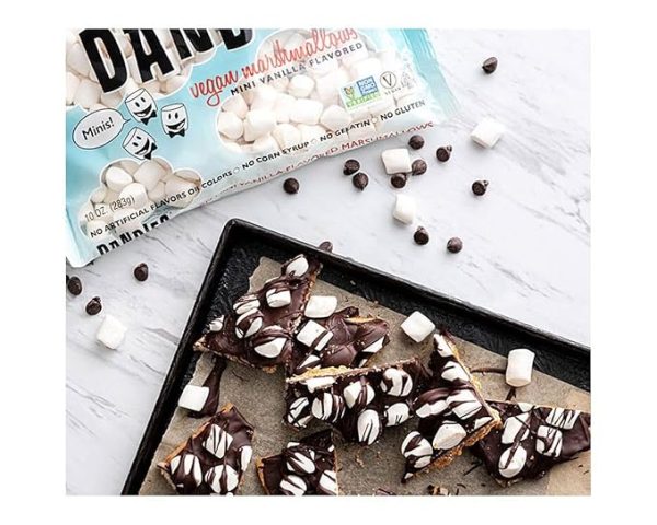 Dandies Mini Vegan Marshmallows, No Artificial Flavorings, Food Dyes, Corn Syrup, or Gelatin, Perfect for Roasting, S’mores, or Snacking (1 Pack) - Image 2